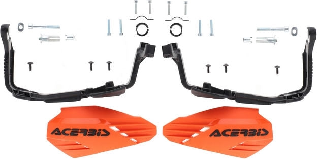 MOTO-X HANDGUARDS, ORANGE/BLACK