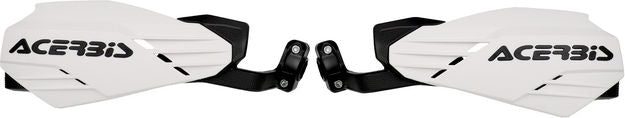MOTO-X HANDGUARDS, WHITE/BLACK