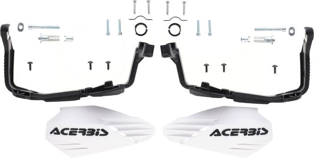 MOTO-X HANDGUARDS, WHITE/BLACK