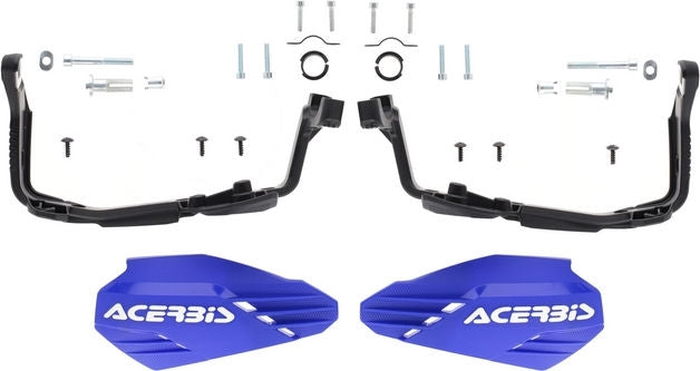 MOTO-X HANDGUARDS, BLUE/WHITE