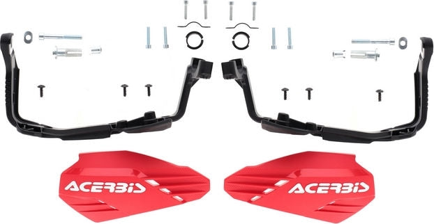 MOTO-X HANDGUARDS, RED/WHITE