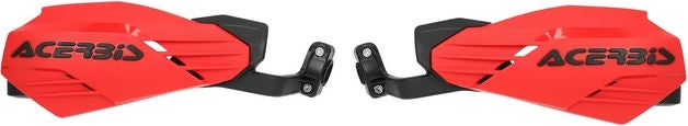 MOTO-X HANDGUARDS, RED/BLACK