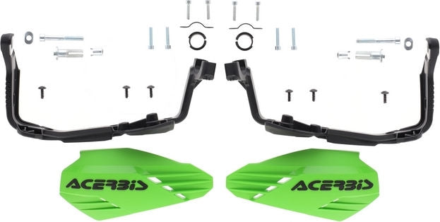 MOTO-X HANDGUARDS, GREEN/BLACK