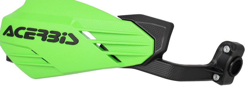 MOTO-X HANDGUARDS, GREEN/BLACK