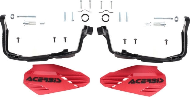 MOTO-X HANDGUARDS, RED/BLACK