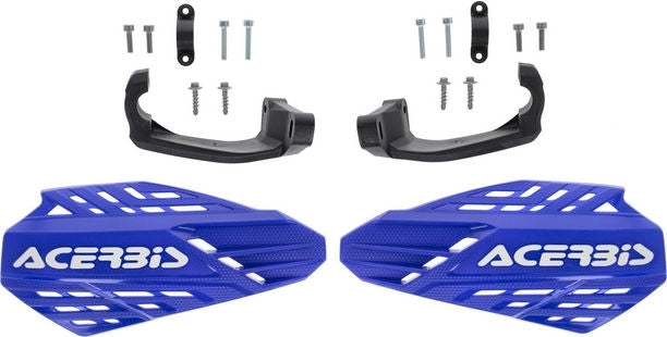 HANDGUARDS LINEAR VENTED, BLUE/WHITE