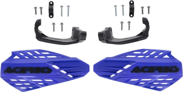 HANDGUARDS LINEAR VENTED, BLUE/BLACK