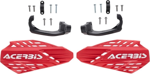 HANDGUARDS LINEAR VENTED, RED/WHITE
