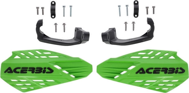 HANDGUARDS LINEAR VENTED, GREEN/BLACK