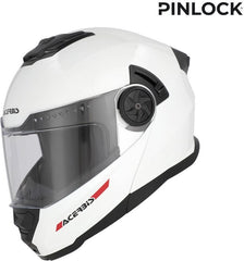 RIDER HELMET, WHITE