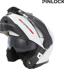 RIDER HELMET, WHITE
