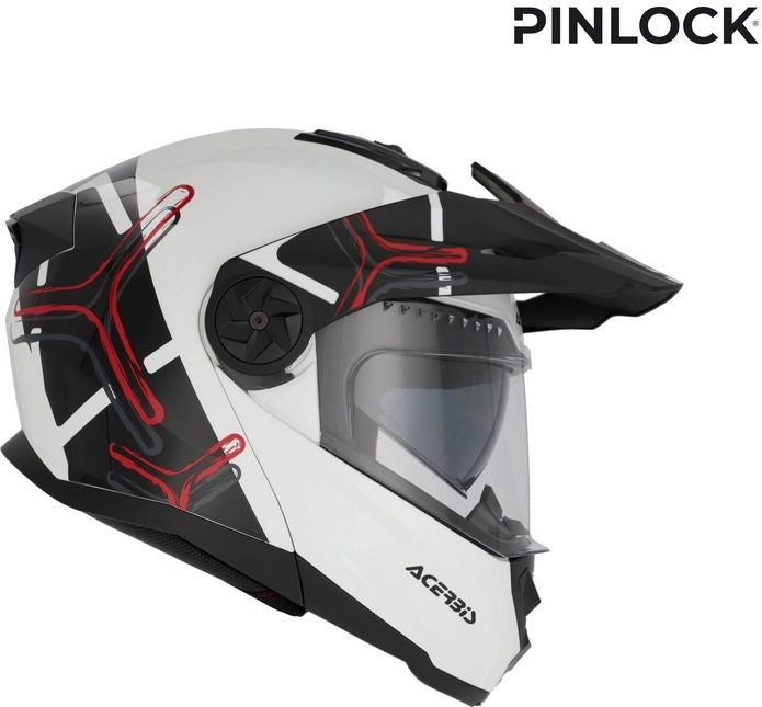 RIDER GRAPHIC HELMET, WHITE/BLACK