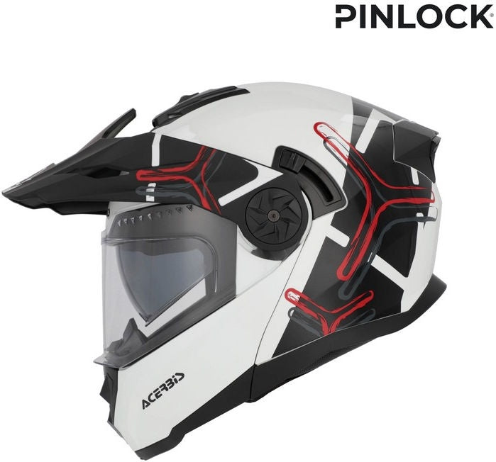 RIDER GRAPHIC HELMET, WHITE/BLACK