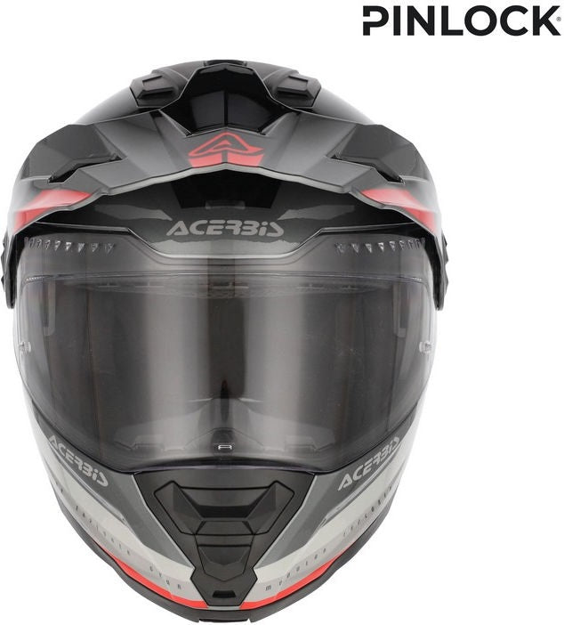 RIDER GRAPHIC HELMET, GREY/RED