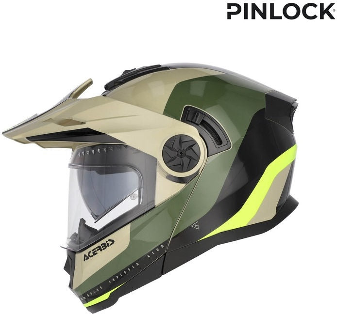 RIDER GRAPHIC HELMET, GREN/BROWN