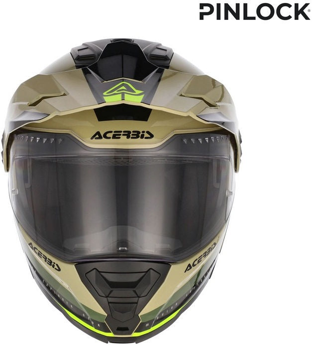 RIDER GRAPHIC HELMET, GREN/BROWN