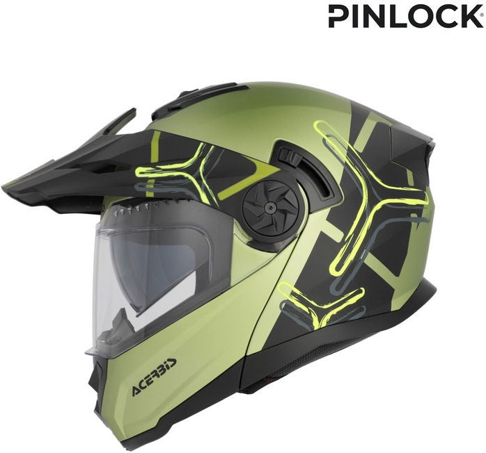 RIDER GRAPHIC HELMET, GREEN/BLACK
