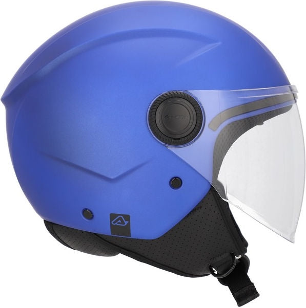 JET BREZZA METALLIC HELMET, BLUE