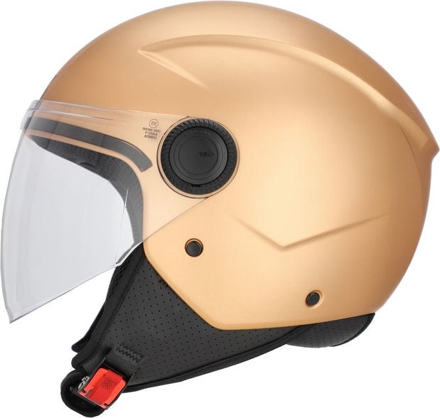 JET BREZZA METALLIC HELMET, BRONZE