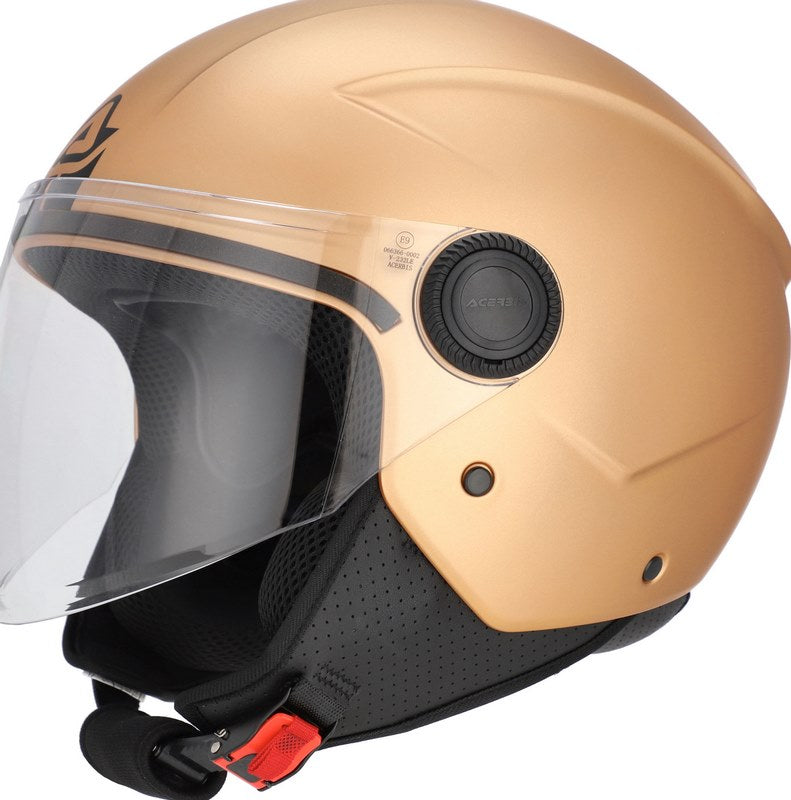 JET BREZZA METALLIC HELMET, BRONZE