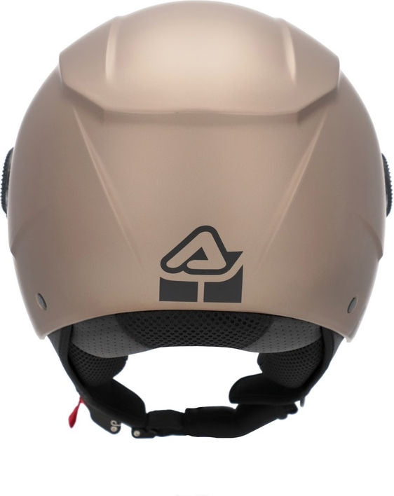 JET BREZZA METALLIC HELMET, BROWN