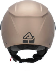 JET BREZZA METALLIC HELMET, BROWN