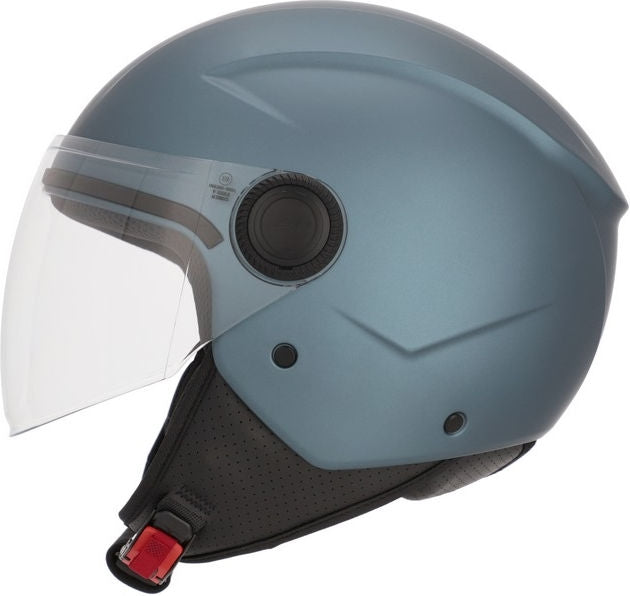 JET BREZZA METALLIC HELMET, DARK BLUE