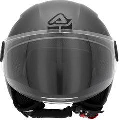 JET BREZZA METALLIC HELMET, DARK GREY