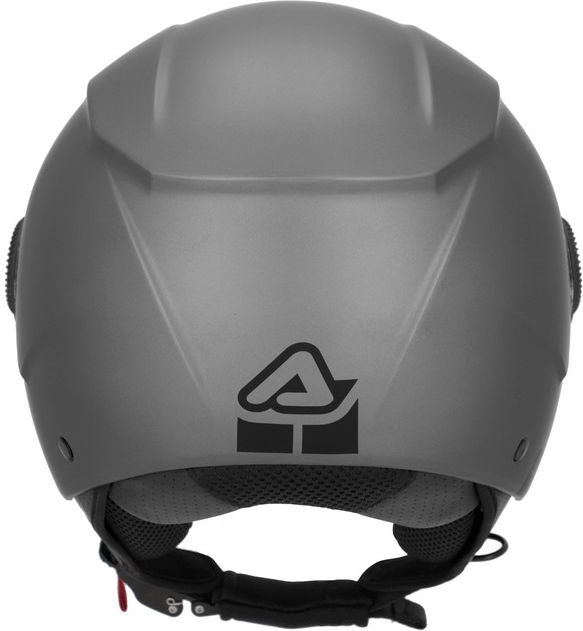 JET BREZZA METALLIC HELMET, DARK GREY