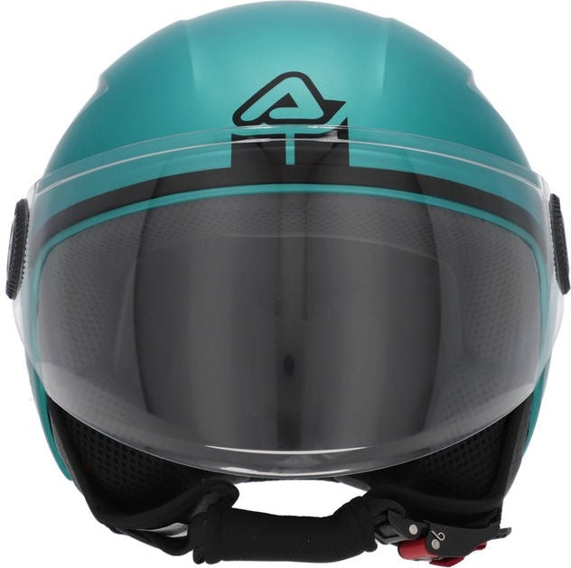 JET BREZZA METALLIC HELMET, TURQUOISE