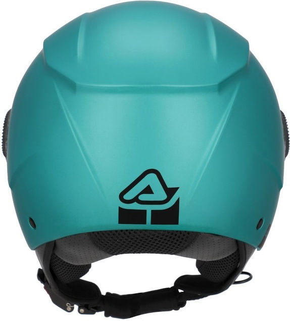 JET BREZZA METALLIC HELMET, TURQUOISE