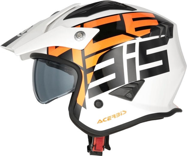 JET ARIA SPORT HELMET, WHITE/ORANGE