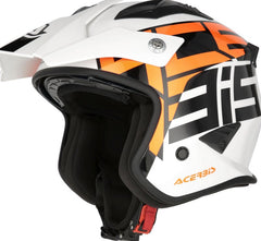 JET ARIA SPORT HELMET, WHITE/ORANGE