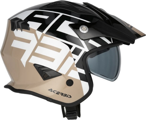 JET ARIA SPORT HELMET, BLACK/BROWN