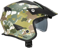 JET ARIA SPORT HELMET, GREN/BROWN, Size L
