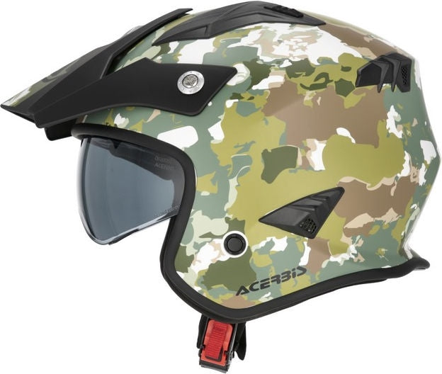 JET ARIA SPORT HELMET, GREN/BROWN, Size L