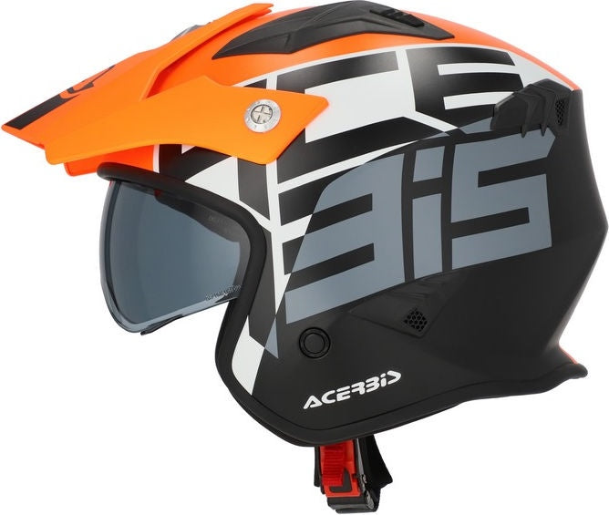 JET ARIA SPORT HELMET, ORANGE FLOU/BLACK