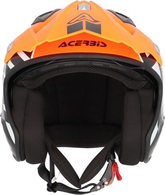 JET ARIA SPORT HELMET, ORANGE FLOU/BLACK