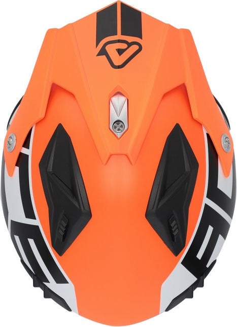 JET ARIA SPORT HELMET, ORANGE FLOU/BLACK