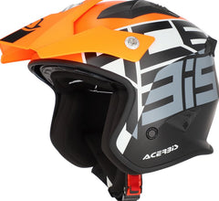 JET ARIA SPORT HELMET, ORANGE FLOU/BLACK