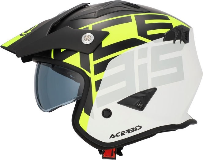 JET ARIA SPORT HELMET, BLACK/FLUO YELLOW