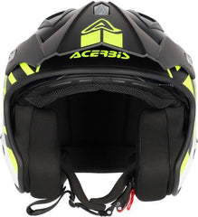 JET ARIA SPORT HELMET, BLACK/FLUO YELLOW