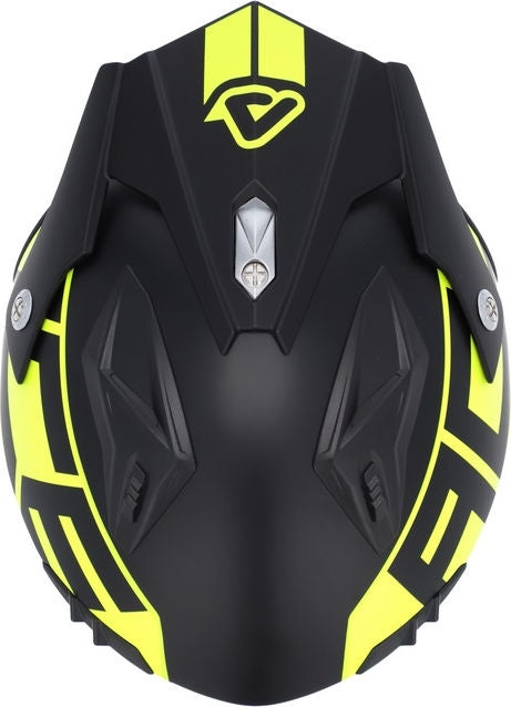 JET ARIA SPORT HELMET, BLACK/FLUO YELLOW