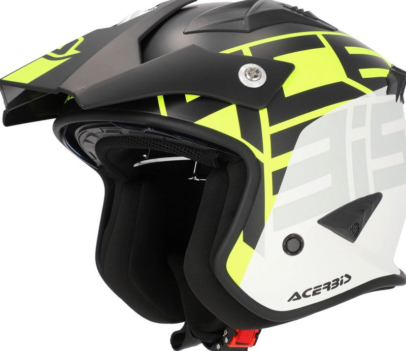 JET ARIA SPORT HELMET, BLACK/FLUO YELLOW