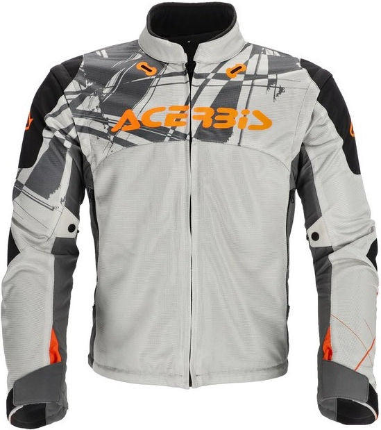 JACKET RALLY RACE MESH, ORANGE/GREY