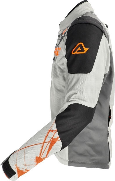 JACKET RALLY RACE MESH, ORANGE/GREY