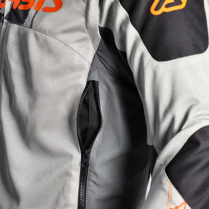 JACKET RALLY RACE MESH, ORANGE/GREY