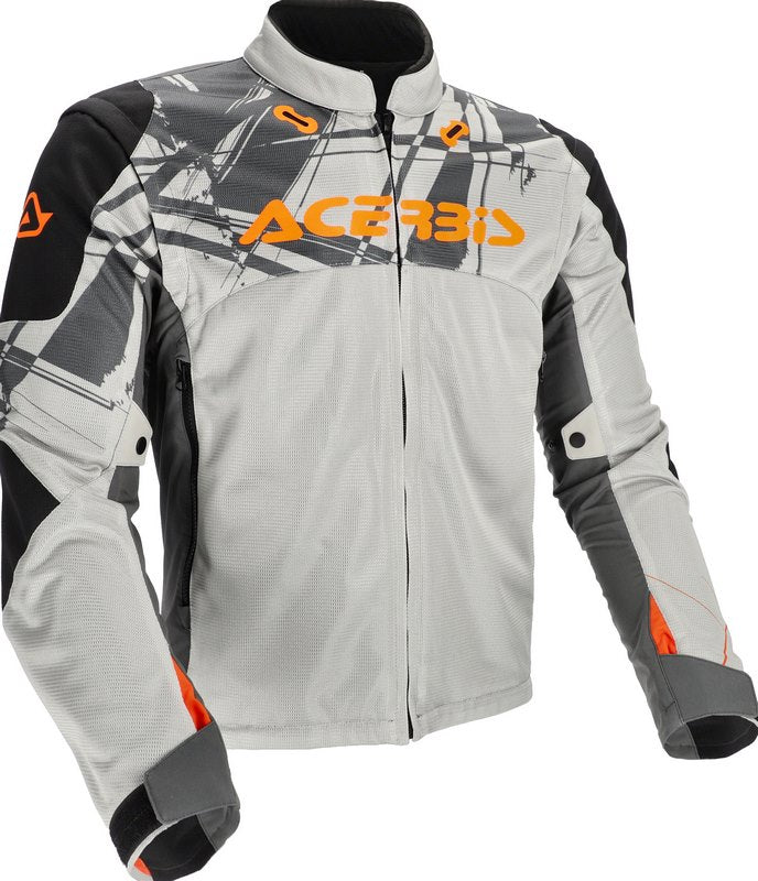 JACKET RALLY RACE MESH, ORANGE/GREY