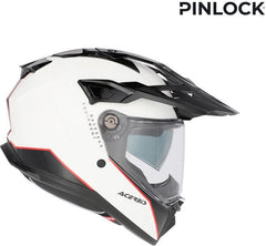 ATTACK HELMET, WHITE/BLACK