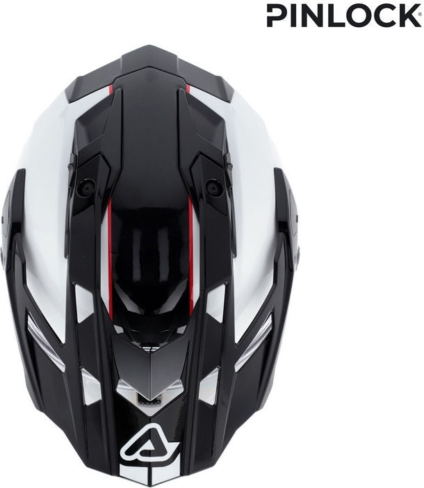 ATTACK HELMET, WHITE/BLACK